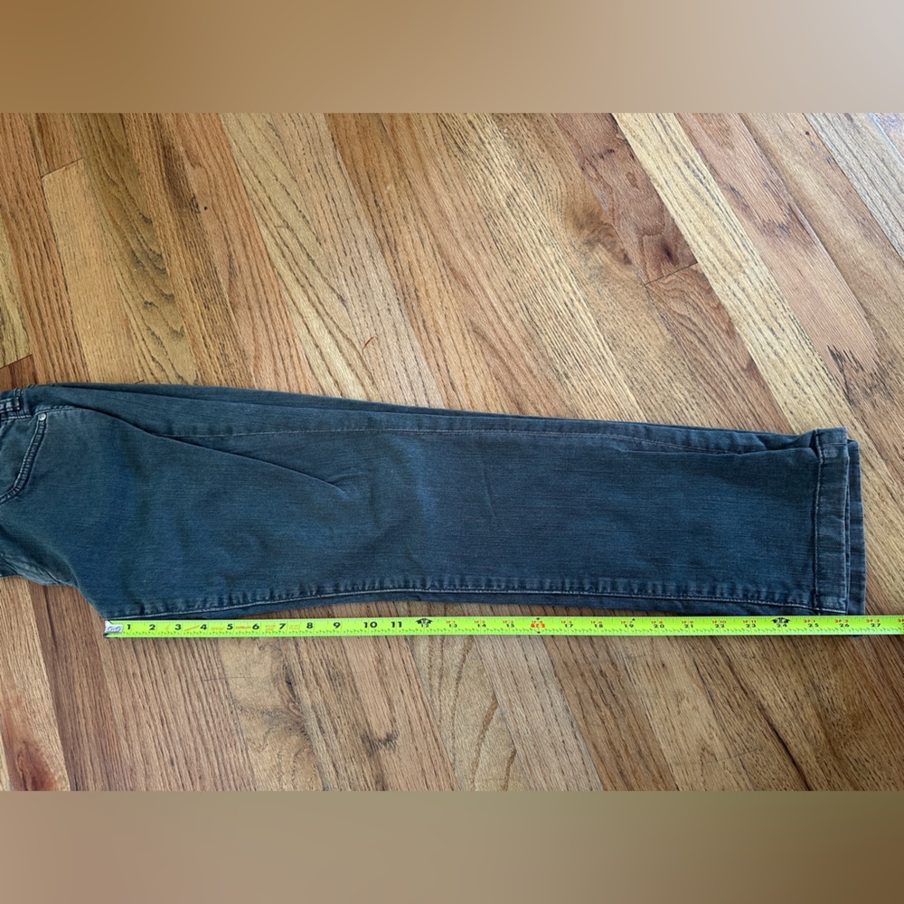 Pilcro Low-Rise Straight Green Gray Denim Jeans 25 Anthropologie - Picture 8 of 9
